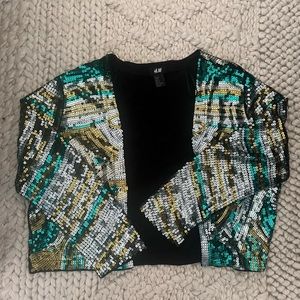 H&M Sequin Cardigan/Shrug